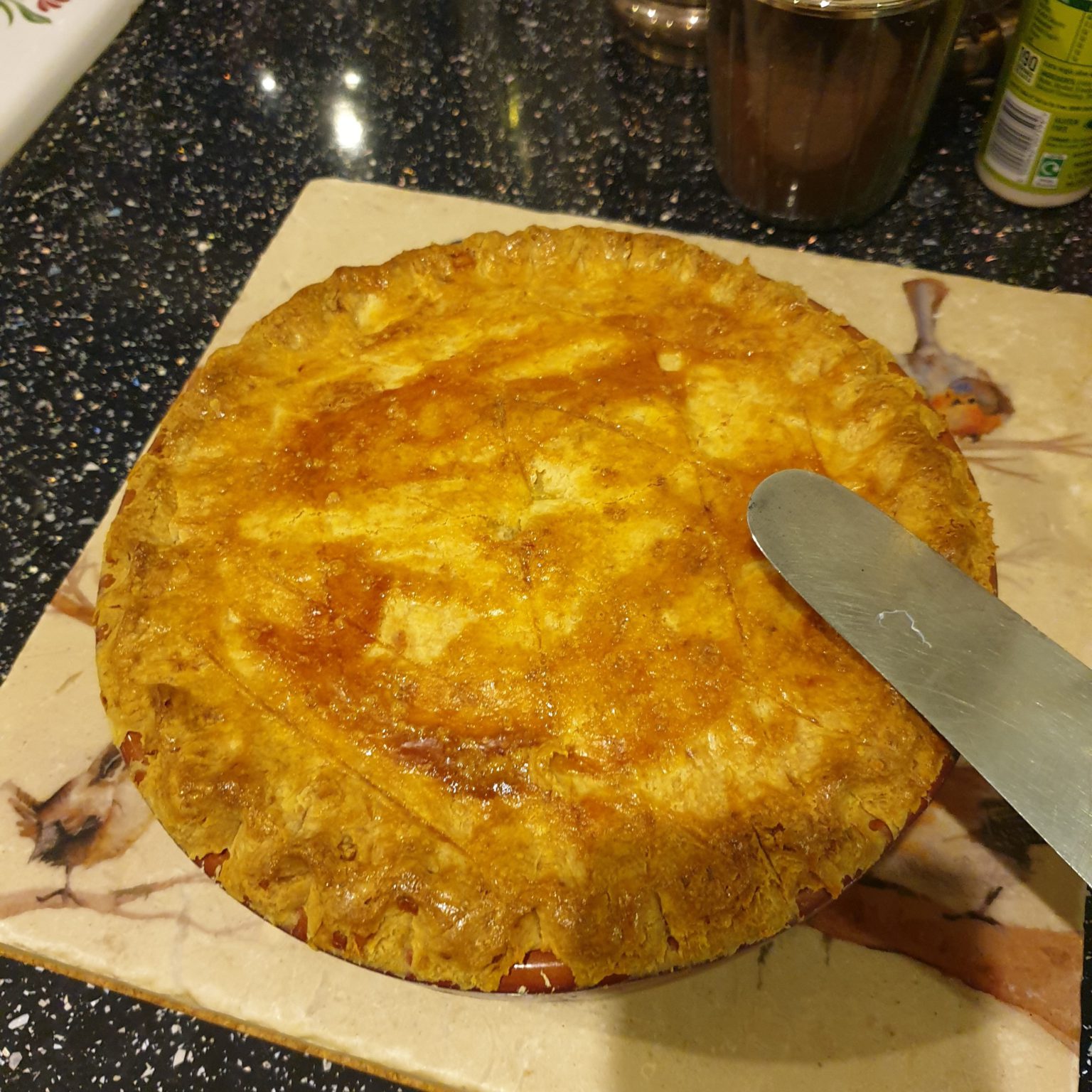 Chicken, Leek & Potato Pie with Cheese Crust. » Lainy's Country Kitchen